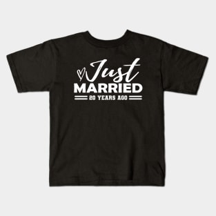 20th Wedding Anniversary - 20 years anniversary Kids T-Shirt